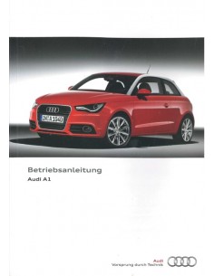 2013 AUDI A1 INSTRUCTIEBOEKJE DUITS