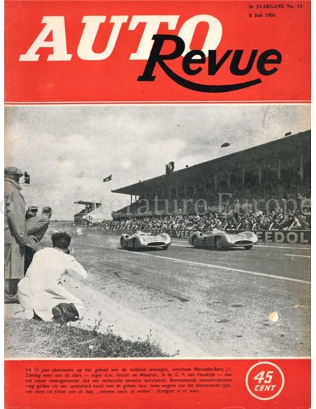 1954 AUTO REVUE MAGAZIN 14 NIEDERLÄNDISCH