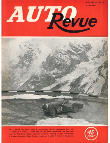 1954 AUTO REVUE MAGAZINE 15 DUTCH