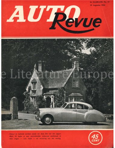 1954 AUTO REVUE MAGAZINE 17 NEDERLANDS