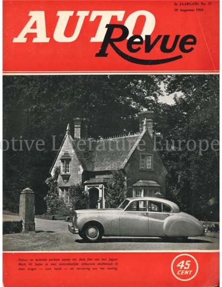 1954 AUTO REVUE MAGAZINE 17 NEDERLANDS