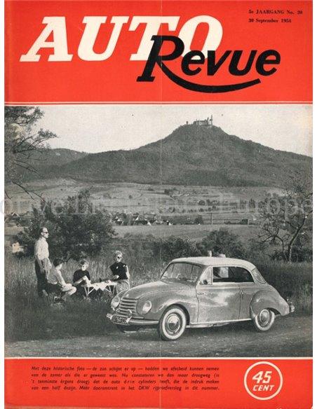 1954 AUTO REVUE MAGAZIN 20 NIEDERLÄNDISCH