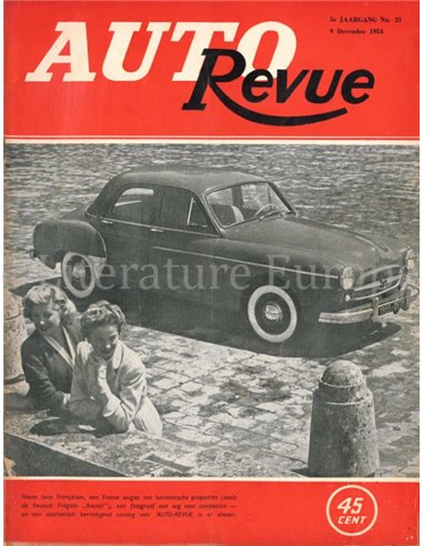1954 AUTO REVUE MAGAZINE 25 NEDERLANDS