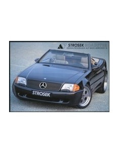 1990 MERCEDES BENZ SL STROSEK ROADSTER LEAFLET DUITS
