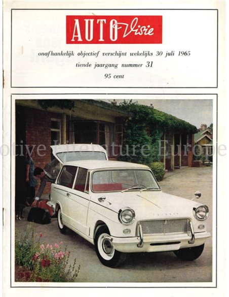 1965 AUTOVISIE MAGAZIN 31 NIEDERLÄNDISCH