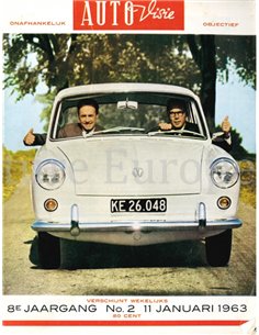 1963 AUTOVISIE MAGAZINE 02 NEDERLANDS