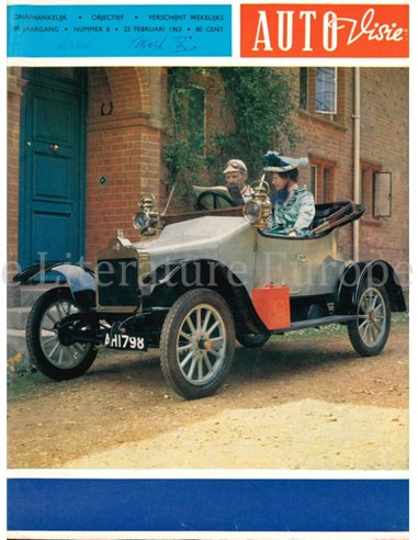1963 AUTOVISIE MAGAZIN 08 NIEDERLÄNDISCH