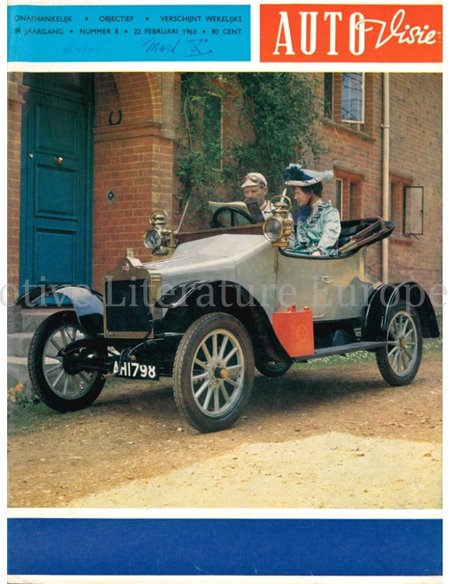 1963 AUTOVISIE MAGAZINE 08 NEDERLANDS