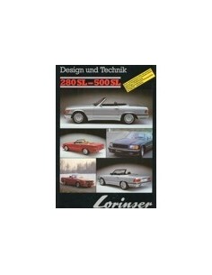 1984 MERCEDES BENZ SL LORINSER BROCHURE DUITS