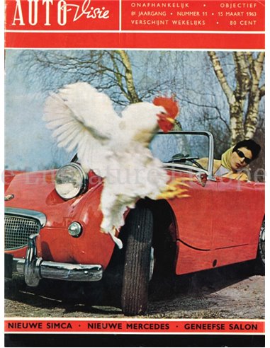 1963 AUTOVISIE MAGAZIN 11 NIEDERLÄNDISCH