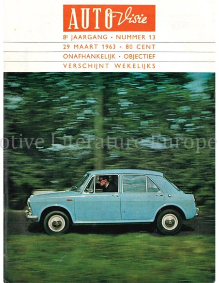 1963 AUTOVISIE MAGAZINE 13 NEDERLANDS