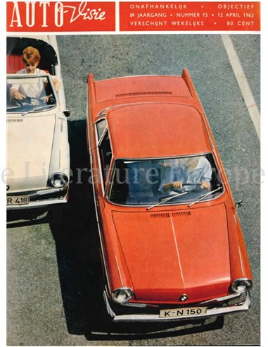 1963 AUTOVISIE MAGAZINE 15 NEDERLANDS