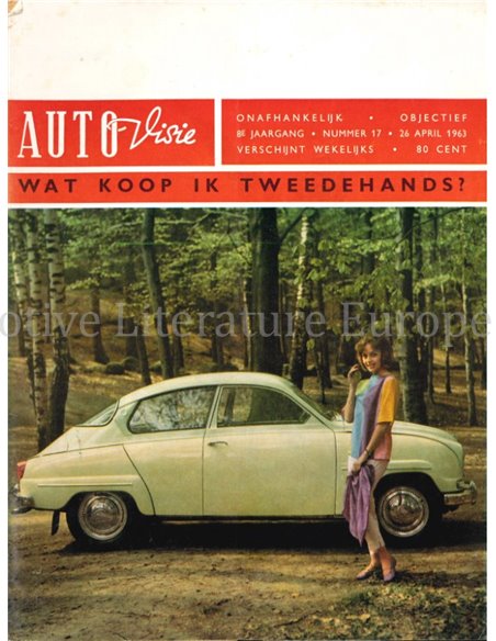 1963 AUTOVISIE MAGAZIN 17 NIEDERLÄNDISCH