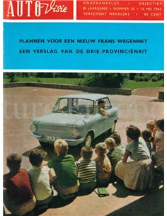 1963 AUTOVISIE MAGAZINE 20 NEDERLANDS