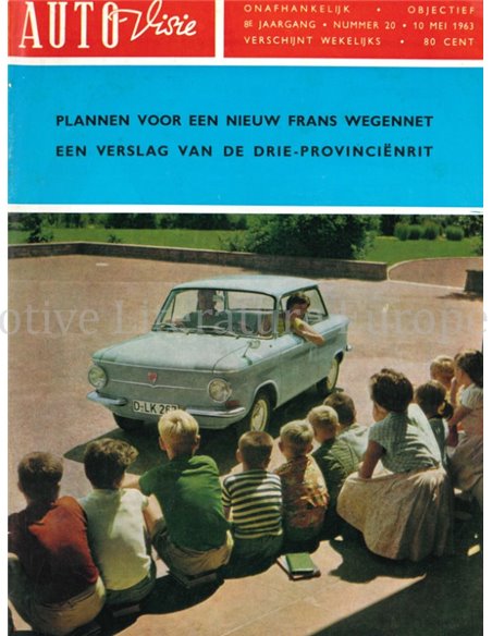 1963 AUTOVISIE MAGAZIN 20 NIEDERLÄNDISCH