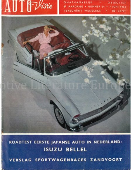 1963 AUTOVISIE MAGAZIN 24 NIEDERLÄNDISCH
