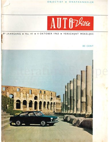 1963 AUTOVISIE MAGAZINE 41 NEDERLANDS