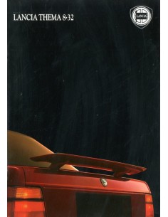 1987 LANCIA THEMA 8.32 BROCHURE ENGELS