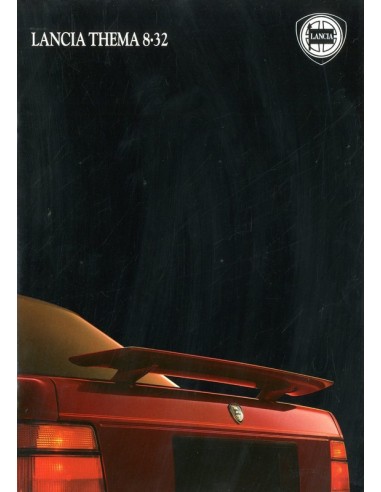 1987 LANCIA THEMA 8.32 BROCHURE ENGELS