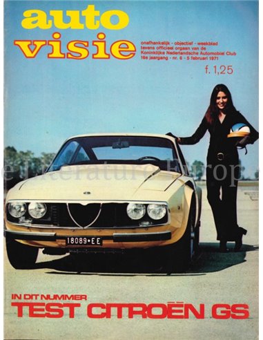 1971 AUTOVISIE MAGAZINE 06 NEDERLANDS