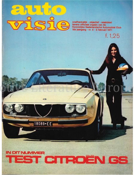 1971 AUTOVISIE MAGAZINE 06 NEDERLANDS