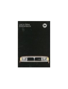 1987 LANCIA THEMA STATION WAGON BROCHURE ENGELS