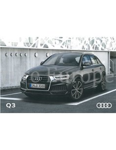 2016 AUDI Q3 HARDCOVER PROSPEKT DEUTSCH