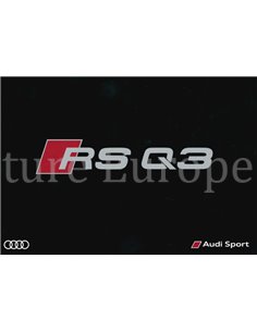 2016 AUDI RS Q3 HARDBACK BROCHURE GERMAN