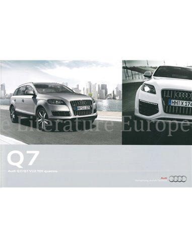 2010 AUDI Q7 PROSPEKT NIEDERLÄNDISCH