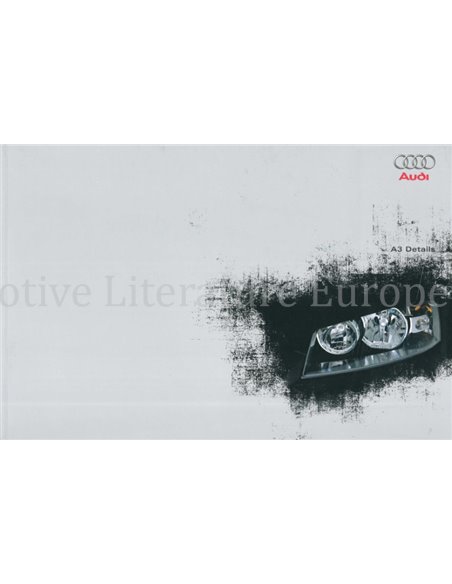 2005 AUDI A3 BROCHURE ENGELS
