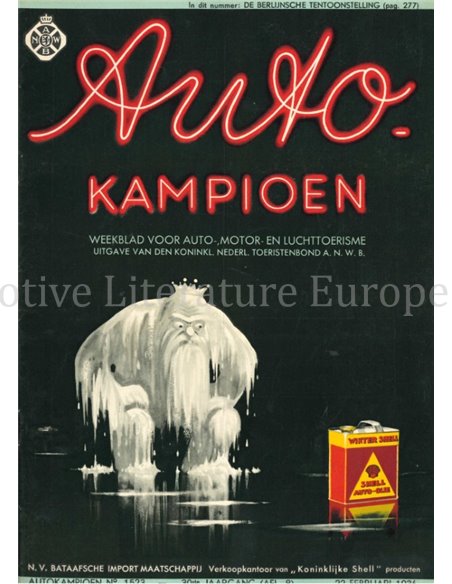 1936 AUTOKAMPIOEN MAGAZIN 08 NIEDERLÄNDISCH