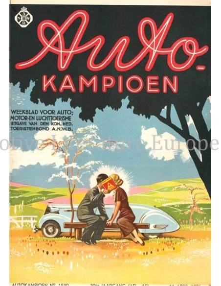 1936 AUTOKAMPIOEN MAGAZIN 15 NIEDERLÄNDISCH