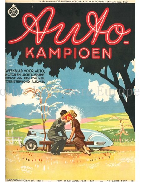 1936 AUTOKAMPIOEN MAGAZINE 16 DUTCH