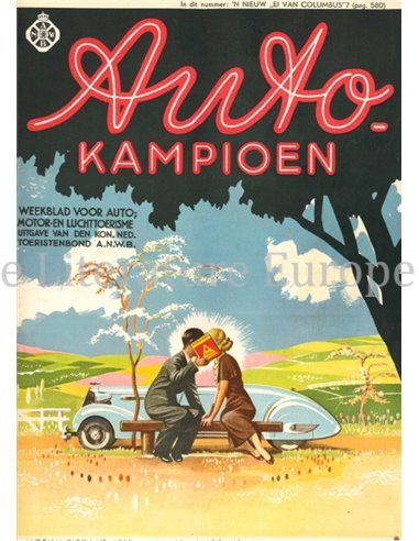 1936 AUTOKAMPIOEN MAGAZIN 17 NIEDERLÄNDISCH