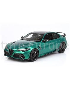 2021 ALFA ROMEO GIULIA GTAM VERDE MONTREAL BBR MODELAUTO 44/80