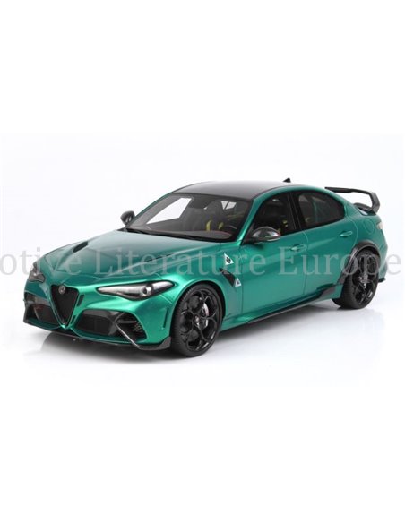 2021 ALFA ROMEO GIULIA GTAM VERDE MONTREAL BBR MODELCAR 44/80