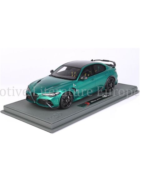 2021 ALFA ROMEO GIULIA GTAM VERDE MONTREAL BBR MODELCAR 44/80