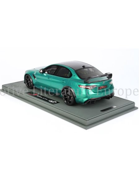 2021 ALFA ROMEO GIULIA GTAM VERDE MONTREAL BBR MODELAUTO 44/80