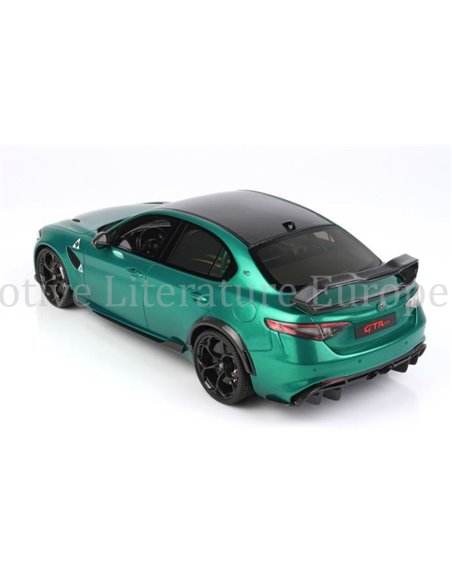2021 ALFA ROMEO GIULIA GTAM VERDE MONTREAL BBR MODELAUTO 44/80