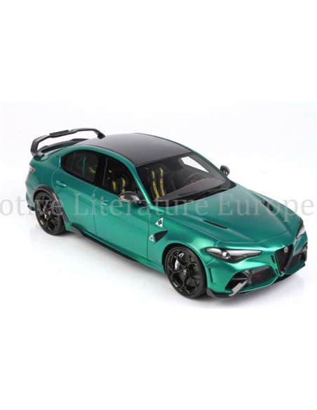 2021 ALFA ROMEO GIULIA GTAM VERDE MONTREAL BBR MODELCAR 44/80
