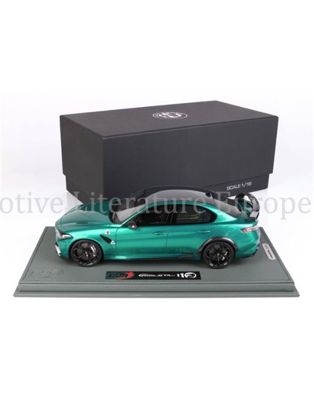 2021 ALFA ROMEO GIULIA GTAM VERDE MONTREAL BBR MODELAUTO 44/80
