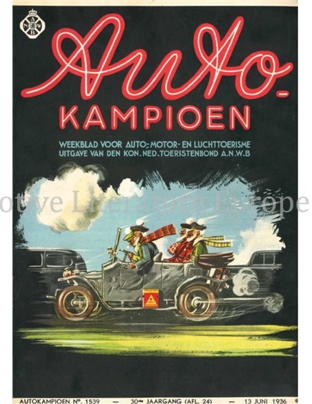 1936 AUTOKAMPIOEN MAGAZIN 23 NIEDERLÄNDISCH