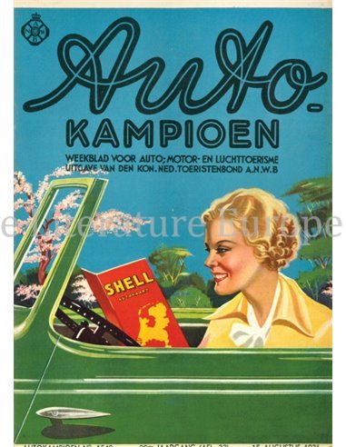 1936 AUTOKAMPIOEN MAGAZIN 33 NIEDERLÄNDISCH