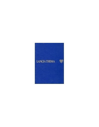 1984 LANCIA THEMA PERS BROCHURE ENGELS