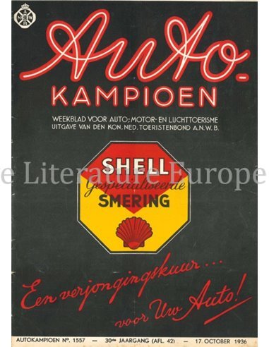 1936 AUTOKAMPIOEN MAGAZIN 42 NIEDERLÄNDISCH