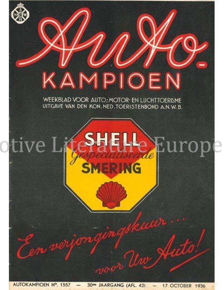 1936 AUTOKAMPIOEN MAGAZIN 42 NIEDERLÄNDISCH