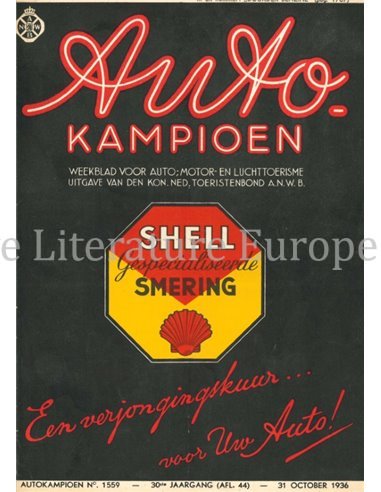 1936 AUTOKAMPIOEN MAGAZIN 44 NIEDERLÄNDISCH