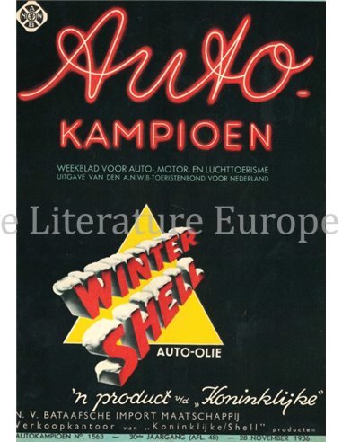1936 AUTOKAMPIOEN MAGAZIN 48 NIEDERLÄNDISCH