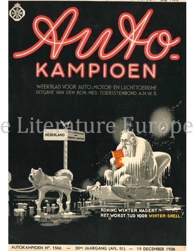 1936 AUTOKAMPIOEN MAGAZIN 51 NIEDERLÄNDISCH