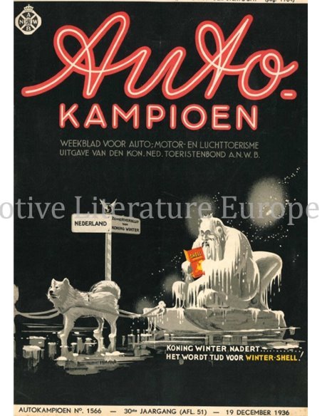 1936 AUTOKAMPIOEN MAGAZIN 51 NIEDERLÄNDISCH